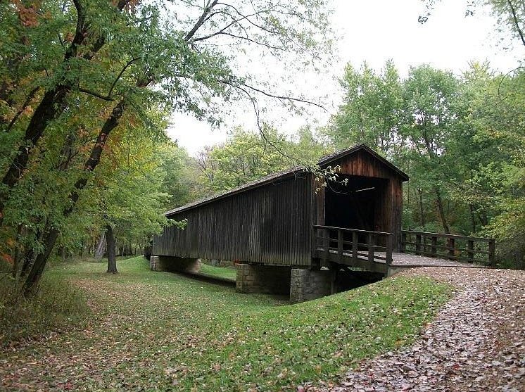 Locust Creek Covered Bridge State Historic Site, Missouri, USA